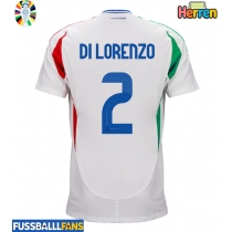 Italien Giovanni Di Lorenzo #2 Auswärtstrikot EM 2024 Kurzarm